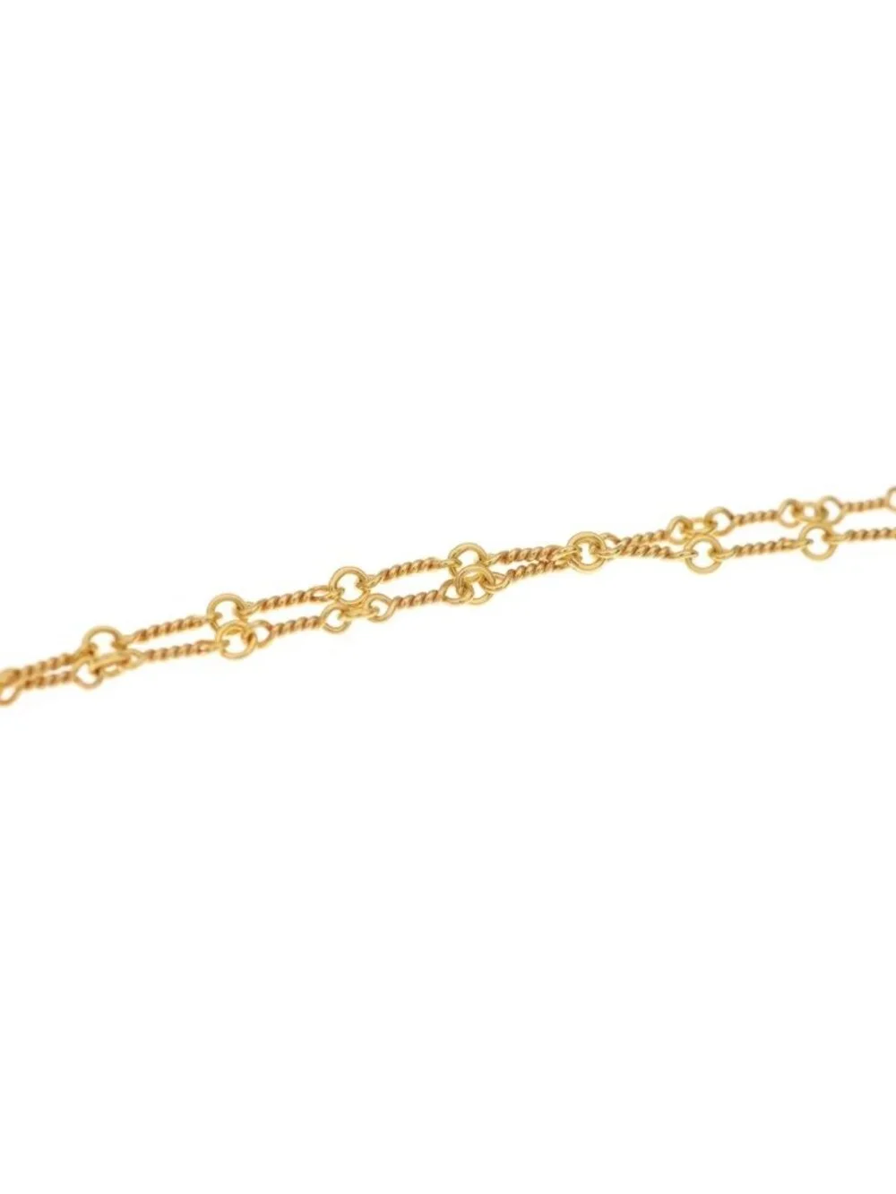 Chrome Hearts 22K Neckchain Twist Chain Necklace Gold